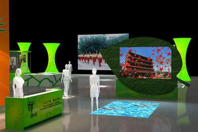 展覽會上,南京展臺設(shè)計,如何讓客戶展位在眾多展臺中亮眼？