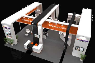 成都展臺搭建,萬和電氣,展臺設計,展會搭建