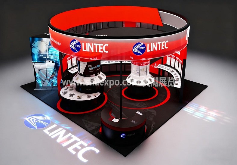 上海光伏展,琳得科LINTEC展臺(tái)設(shè)計(jì)策劃-美湖展覽